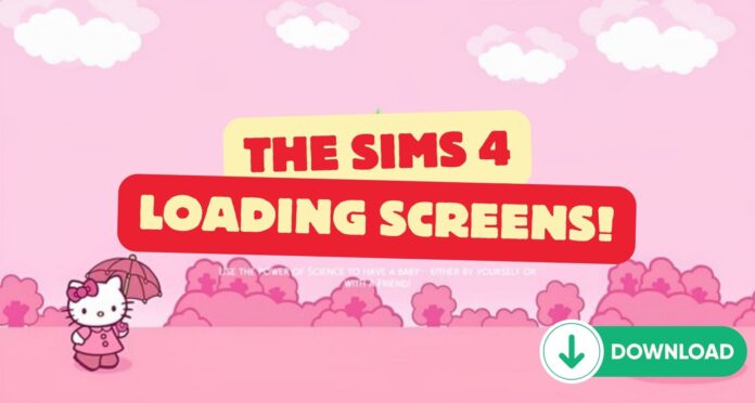 Sims 4 custom loading screen
