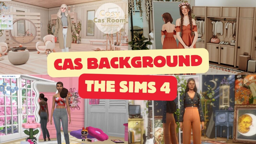 Rustic Cas Background Mod 60+ Sims 4 CAS Background CC | Customizable Background