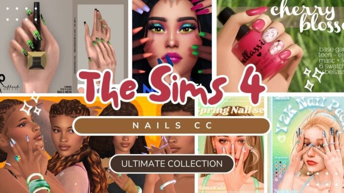 The Sims 4 Nails CC